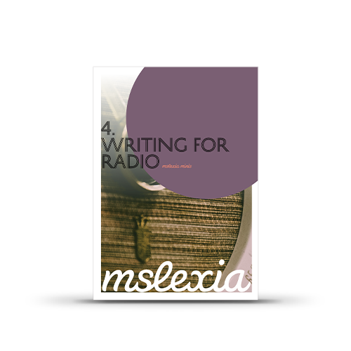 Writing Radio Drama